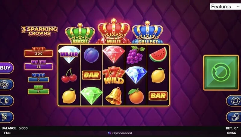 3 Sparking Crowns ゲーム画面